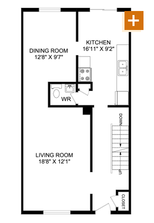 4 Bedroom Split - 2,360 sq. ft Floorplan