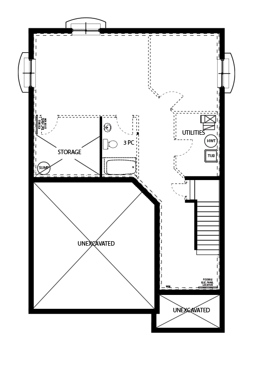 The Black Alder - Second Floor Floorplan