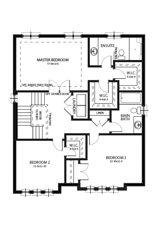 The Redbay - Main Floor - Traditional Floorplan