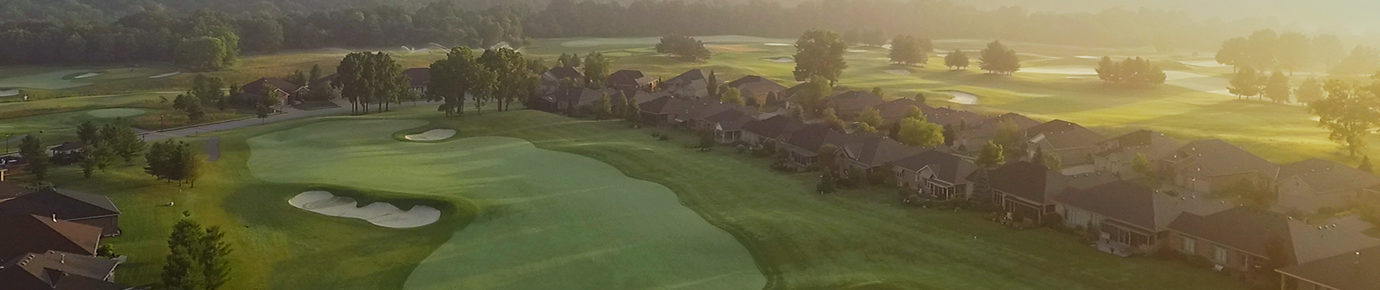 Riverbend Golf Community - aerial view of the golf course