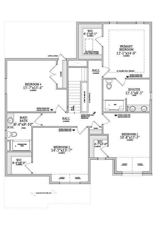 Contemporary - Main Floor Floorplan
