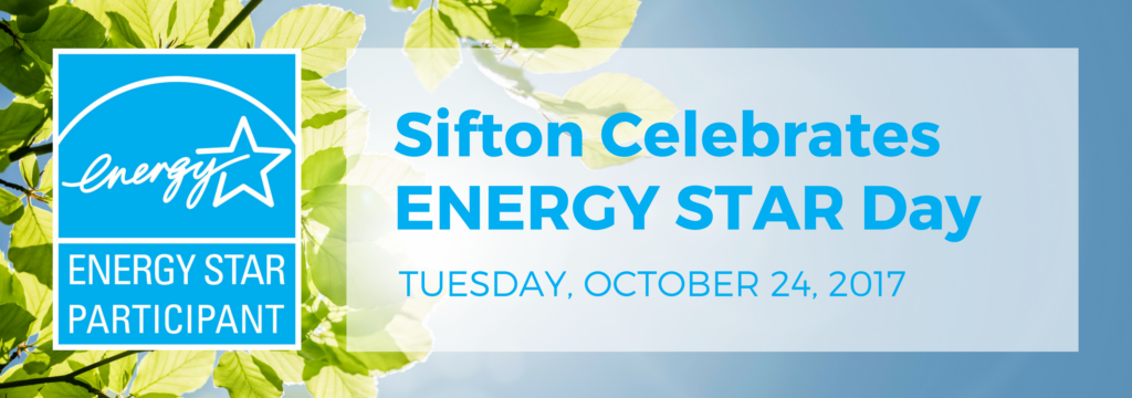 Energy Star logo and promoting Energy Star day, 2017
