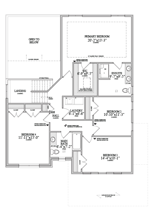 Contemporary - Main Floor Floorplan