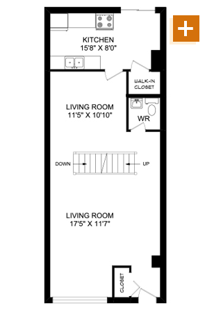 V171 3 Bedroom - 1,524 sq. ft Floorplan