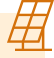 A solar panel icon